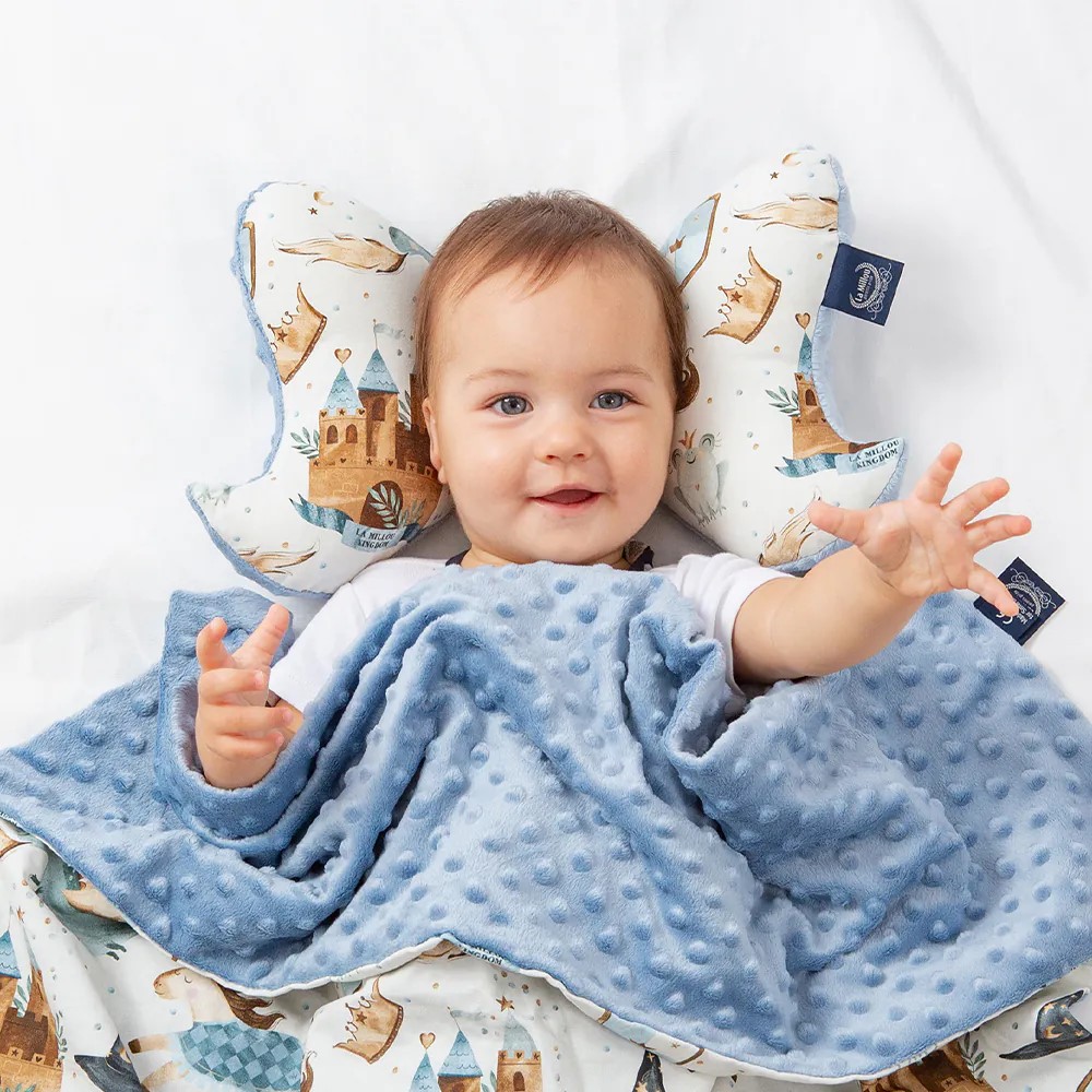 【歐盟安全認證嚴選品質保證】與隋棠兒子MAX同款｜La Millou波蘭 天使枕/新生兒房扁頭嬰兒枕/固定頭型｜多款可選